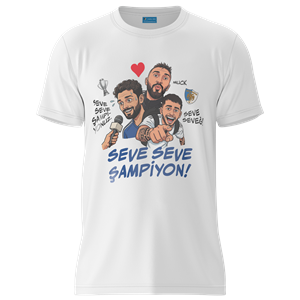 ŞAMPİYONLUK ÖZEL SEVE SEVE ŞAMPİYONLUK TİŞÖRTÜ ORJİNAL RENK